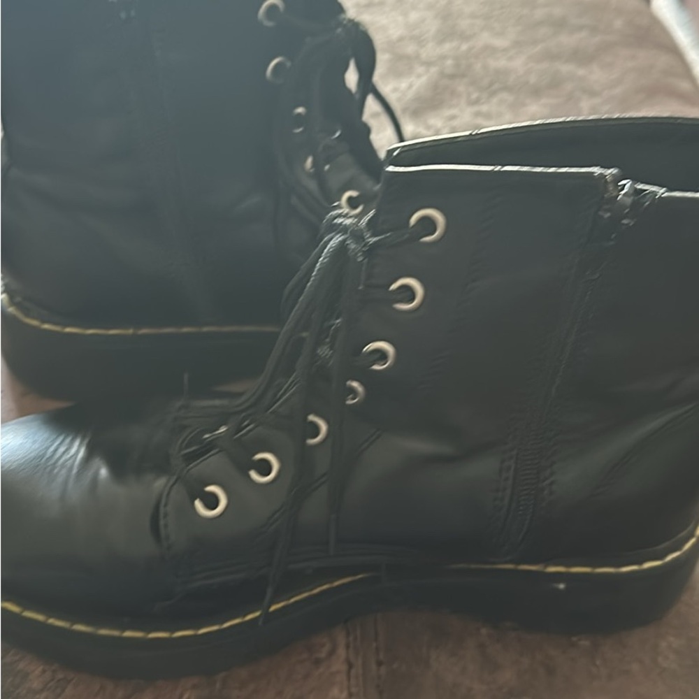 Madden Girl G Chris zip up boots black 8 1/2